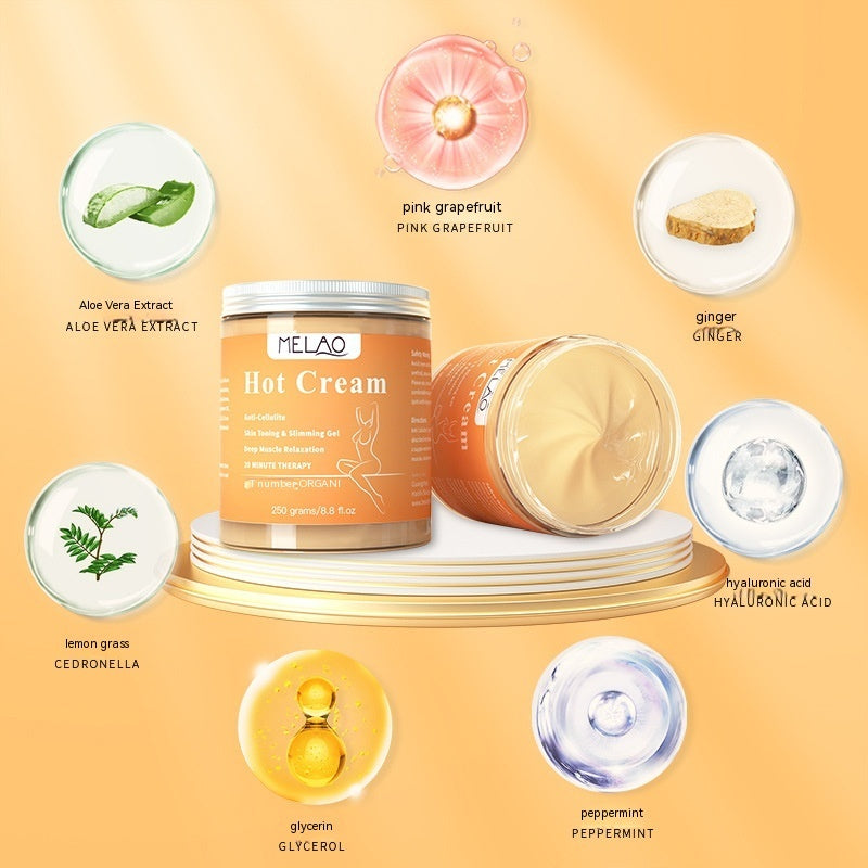 Fat Burner Weight Loss Cream Anti Cellulite Hot Cream Body Massager