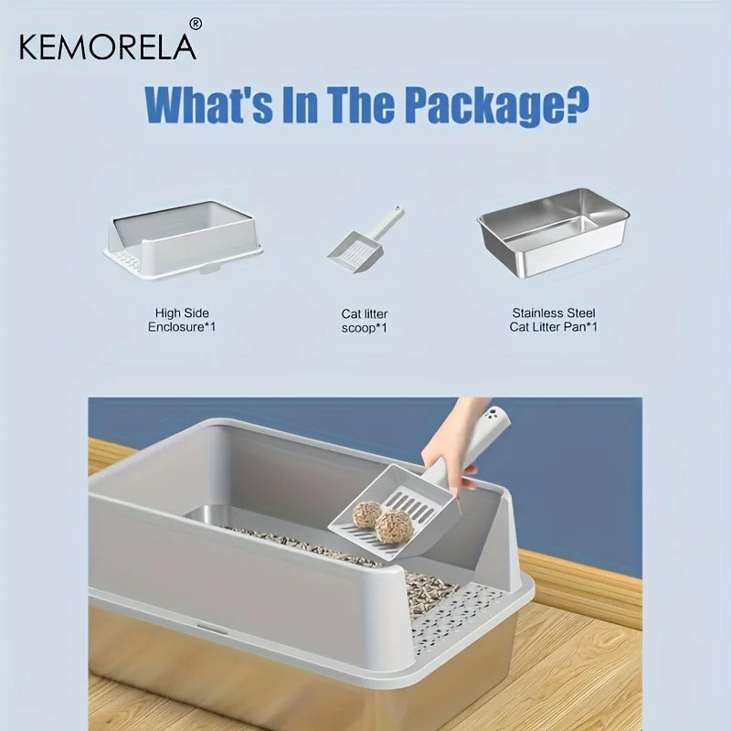Premium Stainless Steel Litter Box™