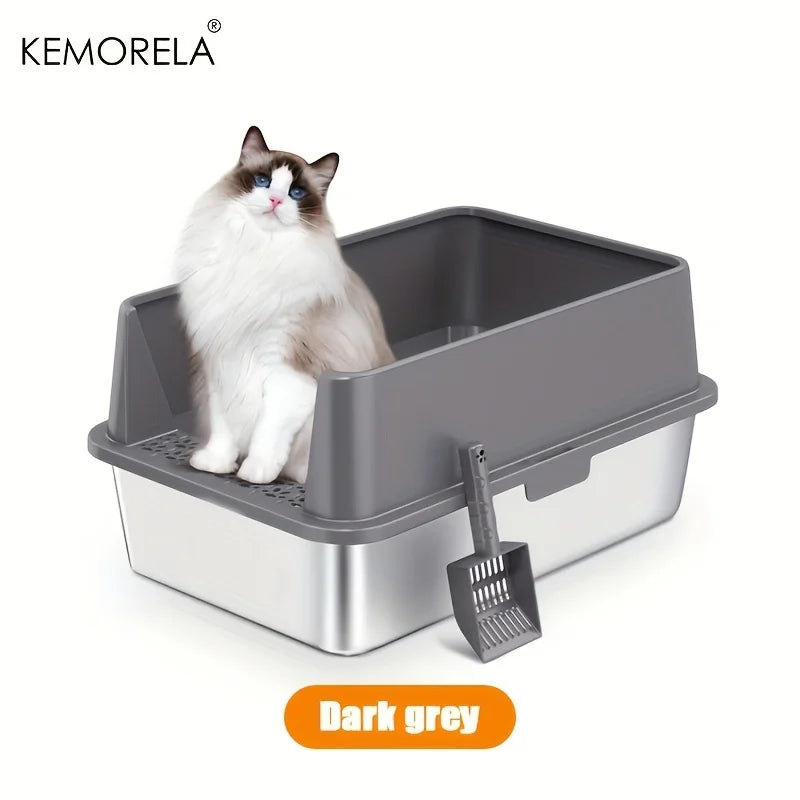 Premium Stainless Steel Litter Box™