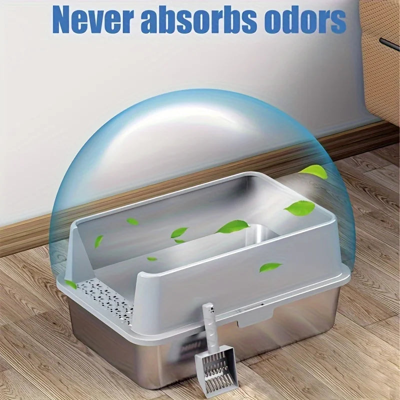 Premium Stainless Steel Litter Box™