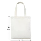 Cartoon Cat Printed Canvas Shoulder Bag Folding Hand Bag